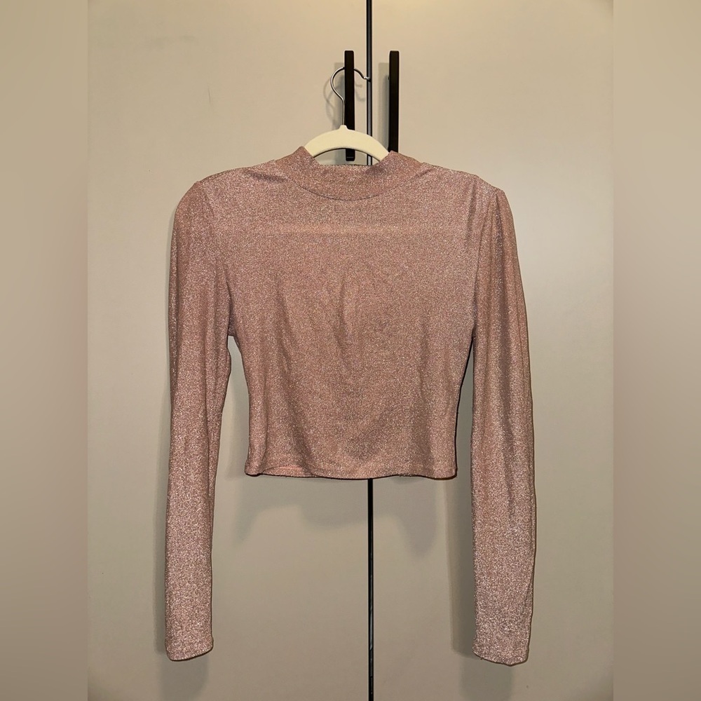 Reformation Metallic Pink Raul Top Size Small - Picture 4 of 6
